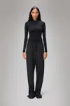 Rains Sintra Fleece Pants Regular In Black