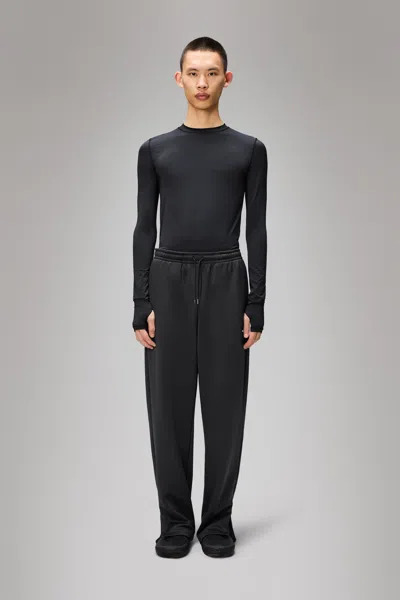Rains Sintra Fleece Pants Regular In Black