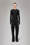 Rains Sintra Fleece Pants Regular In Black
