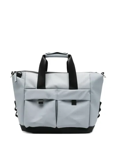 Rains Small Otaru Waterproof Holdall Bag In Blue