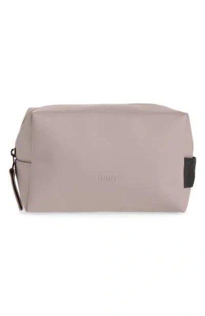 Rains Small Waterproof Toiletry Bag In Cinder