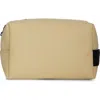 Rains Small Waterproof Toiletry Bag In Sand