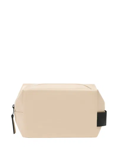 Rains Small Zip-fastening Make Up Bag In Neutral