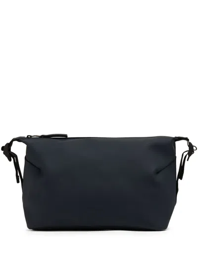 Rains Small Zipped Wash Bag In Black