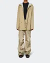 Rains Snap Closure Raincoat Jacket In Sand In Neutral