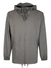 Rains Storm Protection Coat Drawstring Hem In Gray