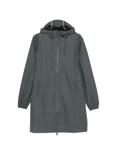 Rains Storm Breaker Hooded Coat In Yellow
