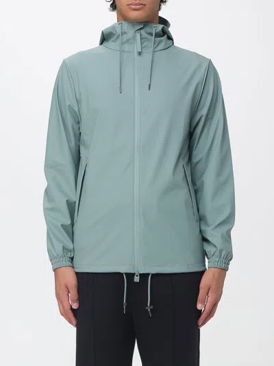 Rains Storm Breaker Hooded Windbreaker Jacket In Recycled Technical Fabric In Green
