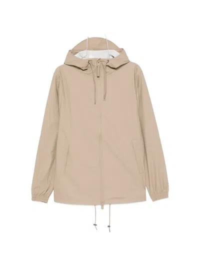 Rains Storm Breaker W3 Hooded Jacket In Yellow