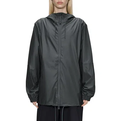Rains Storm Breaker Waterproof Rain Jacket In Gray