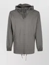 Rains Storm Protection Coat Drawstring Hem In Gray