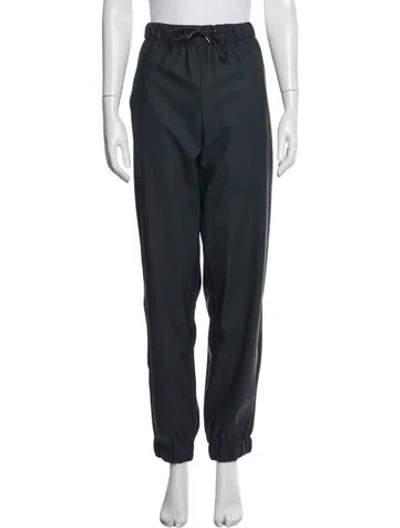 Pre-owned Rains Straight Leg Pants In Blue