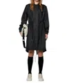 Rains String Waterproof Jacket In Black
