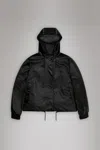 Rains String W Jacket In Black