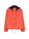 Rains String W Jacket In Orange