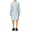 Rains String W Parka Jacket In Wind In Blue
