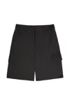 Rains Suva Hardshell Cargo Shorts In Black
