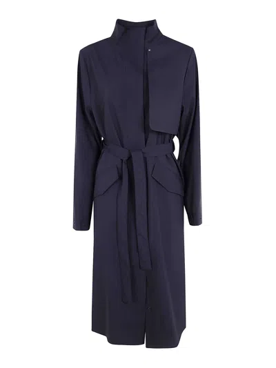 Rains Suva Hardshell Coat In Black