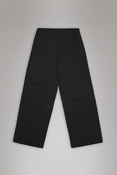 Rains Suva Hardshell Pants Wide In Black