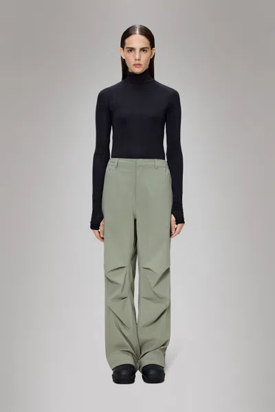 Rains Suva Hardshell Pants Wide In Green