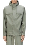 Rains Suva Hardshell Rain Jacket In Drift