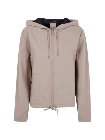 RAINS "SUVA HARDSHELL" SHORT STRING WOMAN JACKET,RA12450 BEI BEIGE
