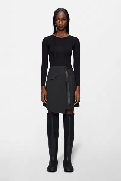 Rains Suva Hardshell W Skirt In Black