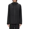 Rains Suva Hardshell Waterproof Hooded Rain Jacket In Black