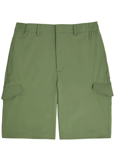 Rains Suva Hardshell Waterproof Shorts In Green