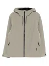 Rains Suva Hooded Waterproof Jacket In Gray