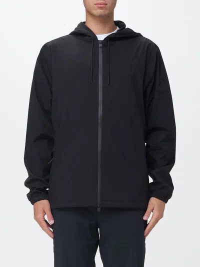 Rains Lohja Insulated Hooded Jacket In Blue