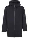 Rains Suva Hardshell Long Jacket Black In Black