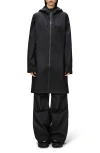 Rains Suva Waterproof Hard Shell Raincoat In Black
