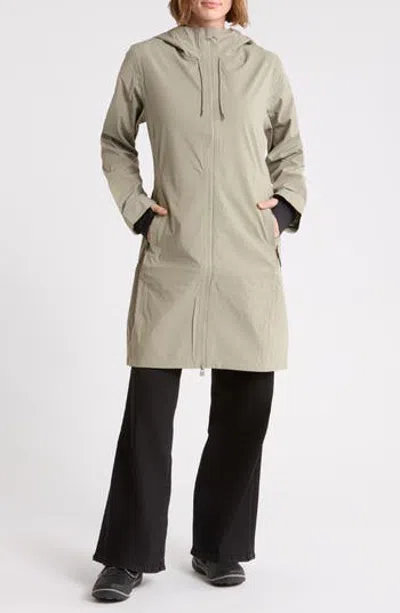 Rains Suva Waterproof Hard Shell Raincoat In Drift