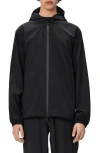 Rains Suva Waterproof Hooded Jacket In Black