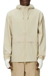 Rains Suva Waterproof Hooded Raincoat In Neutral