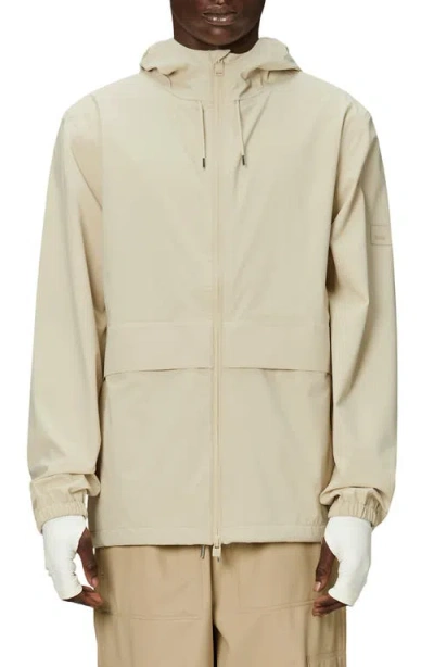 Rains Suva Waterproof Hooded Raincoat In Neutral