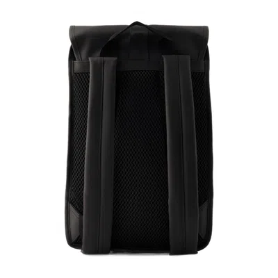 Rains Synthetic Roll-top Backpack In Black