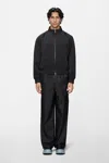 Rains Tech Woven Bomber Jacket In Black