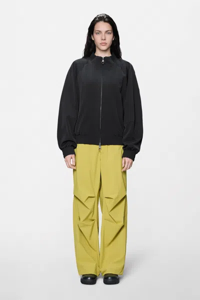 Rains Tech Woven Bomber Jacket In Black