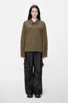 Rains Tech Woven Overshirt In Splinter