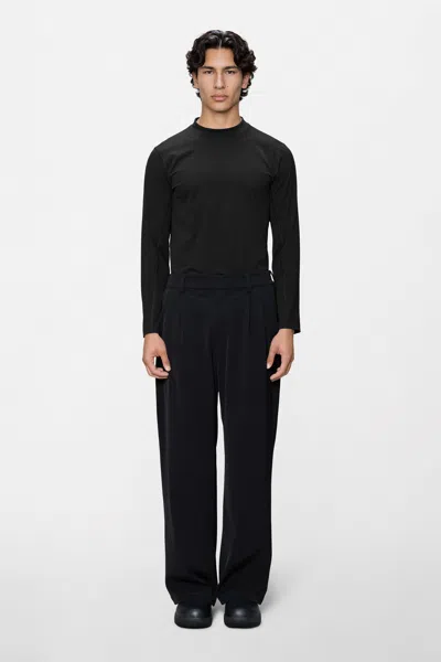 Rains Tech Woven Pants Wide In Black