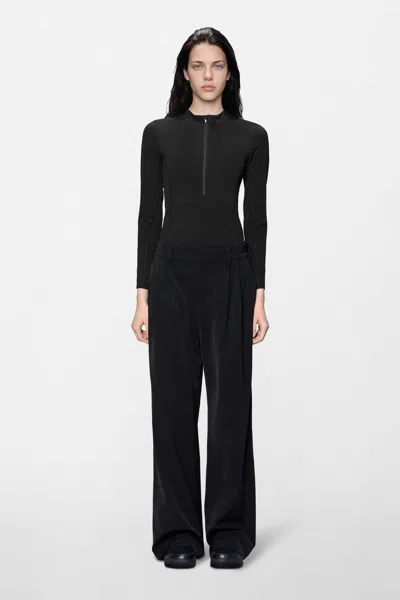 Rains Tech Woven Pants Wide In Black