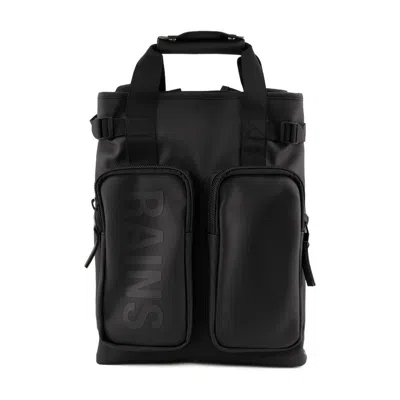 Rains Texel Backpack In Black