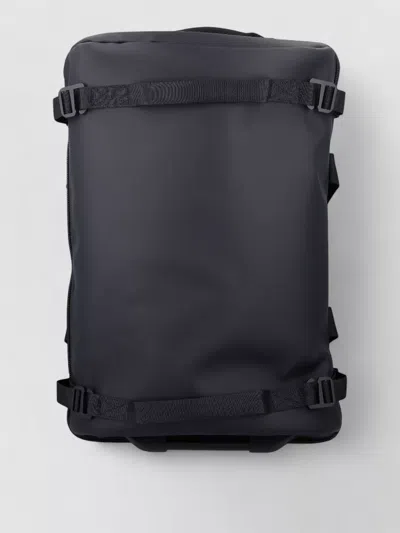 Rains Texel Cabin Duffle Bag Large Backpack In Black
