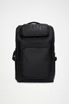 Rains Texel Cargo Backpack In Black