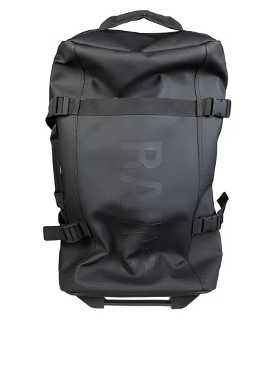 Rains Texel Check-in Bag With Sturdy Handle In Black