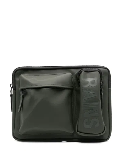 Rains Texel Laptop Bag In Green