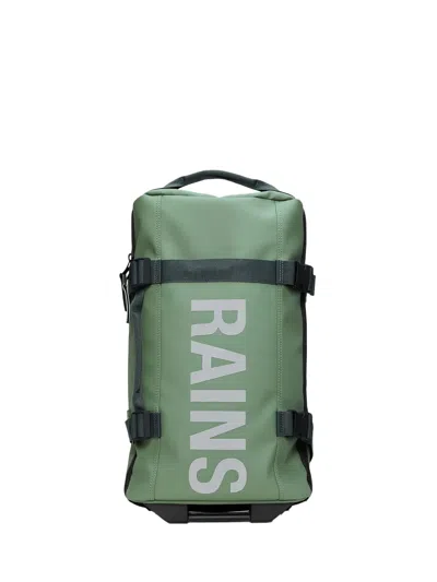 Rains Texel Luggage Bag In Green