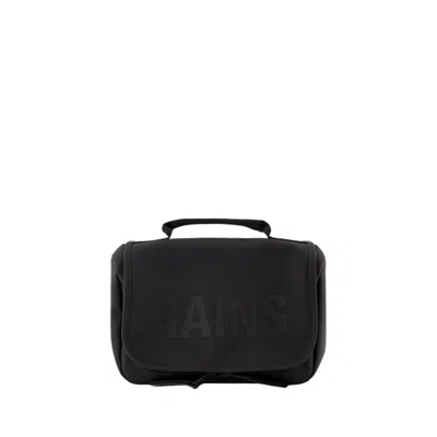 Rains Texel W3 Wash Bag- Synthetic - Black